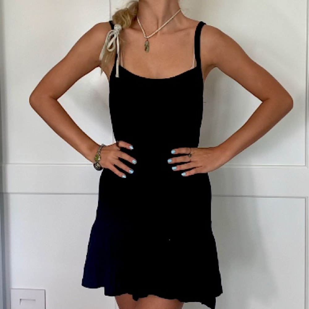 Black Ambiance Apparel Beach Sundress